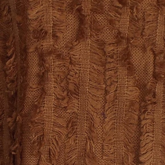 New SACRED THREADS OS L oversized gold fringed cropped pullover sweater - Picture 4 of 4